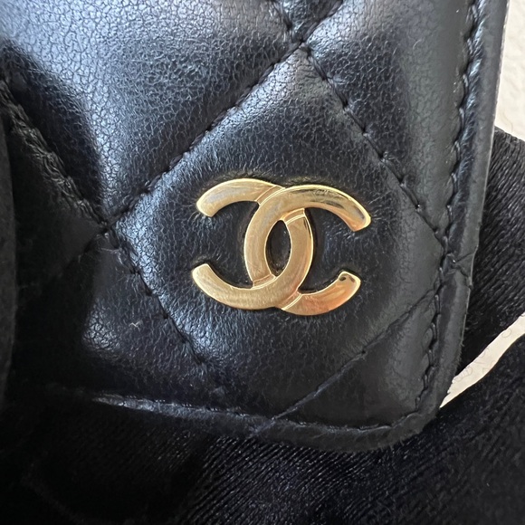 Auth Chanel Quilted CC Logo Black GM Agenda - Lambskin w/ Gold hdw - Picture 7 of 14